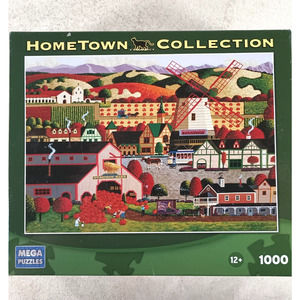 Fall Harvest 1000 Piece Jigsaw Puzzle 26.6" x 19.2" Hometown Collection
